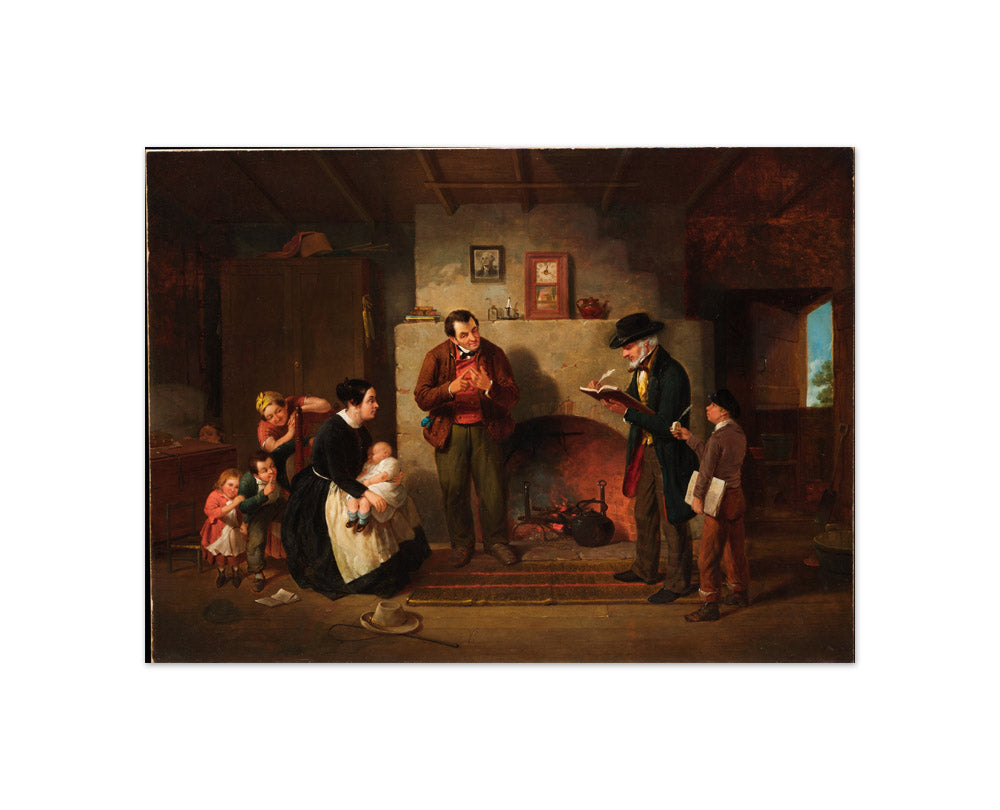 William Daniell - Taking the Census - Compact / Full Bleed / No Frame