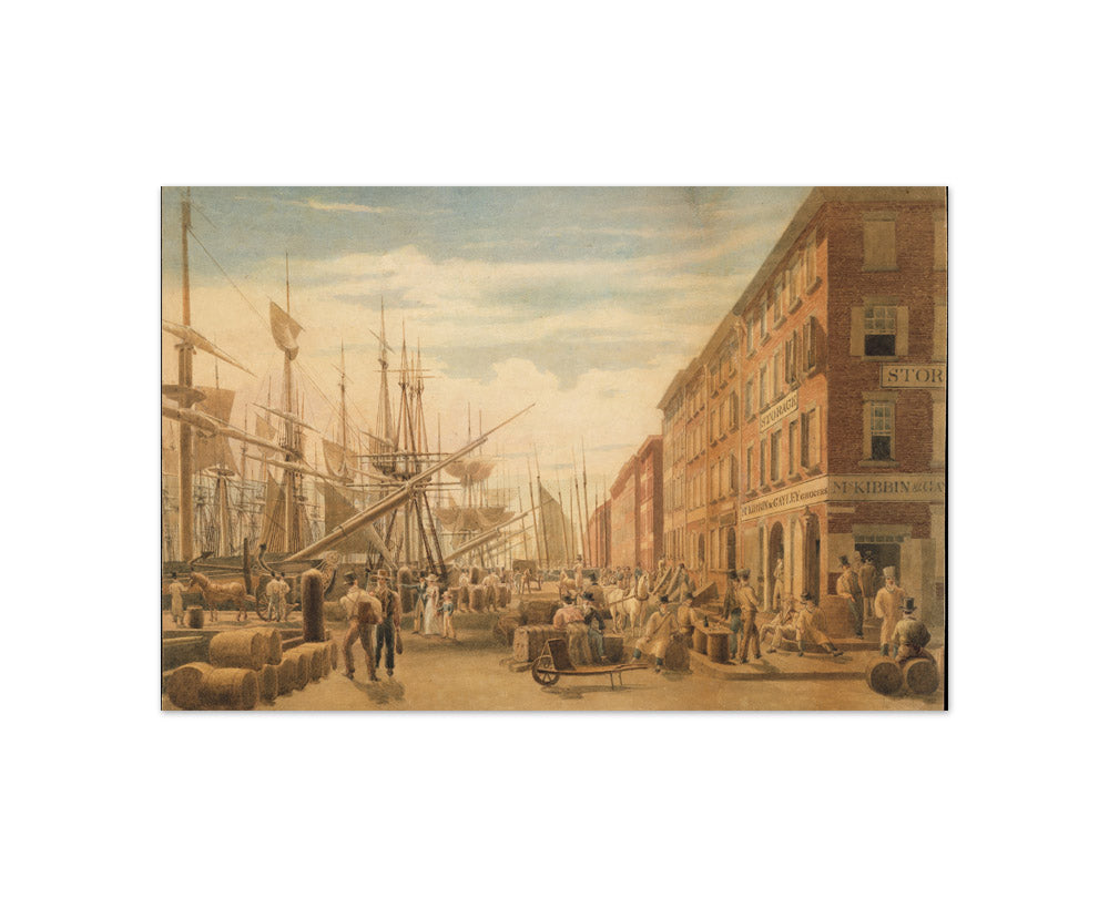 Unknown - View of South Street, from Maiden Lane, New York City - Compact / Full Bleed / No Frame