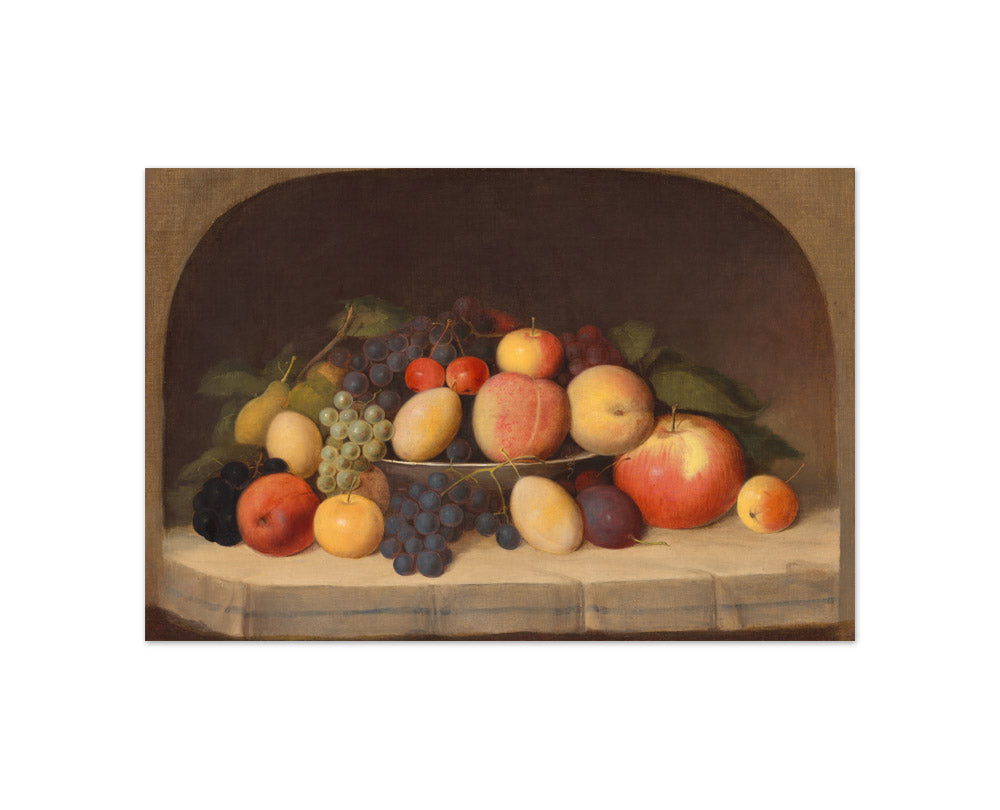 Robert Seldon Duncanson - Fruit Still Life - Compact / Full Bleed / No Frame