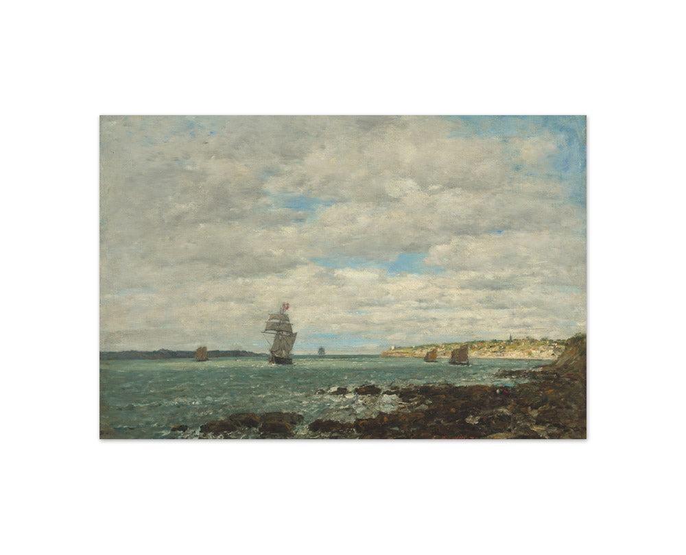 Eugène Boudin - Coast of Brittany - Compact / Full Bleed / No Frame