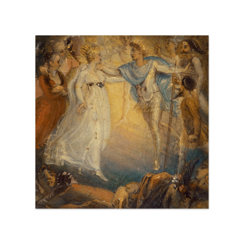 Thomas Stothard - Oberon and Titania from 'A Midsummer Night's Dream,' Act IV, Scene i - Compact / Full Bleed / No Frame