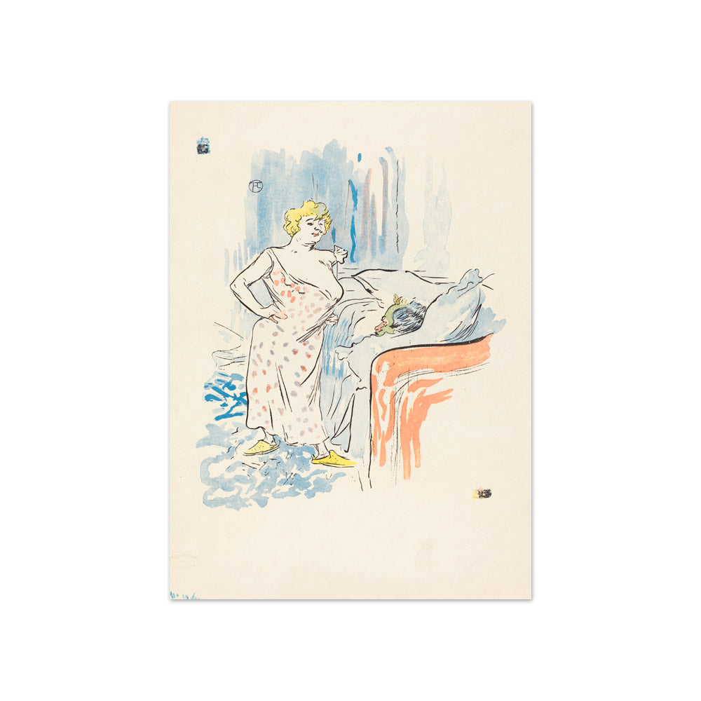 Henri de Toulouse–Lautrec - Man and Woman - Compact / Full Bleed / No Frame