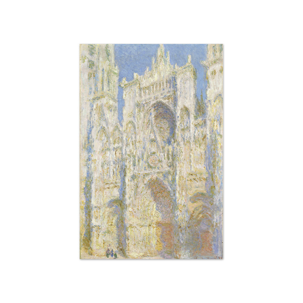 Claude Monet - Rouen Cathedral, West Façade, Sunlight - Compact / Full Bleed / No Frame