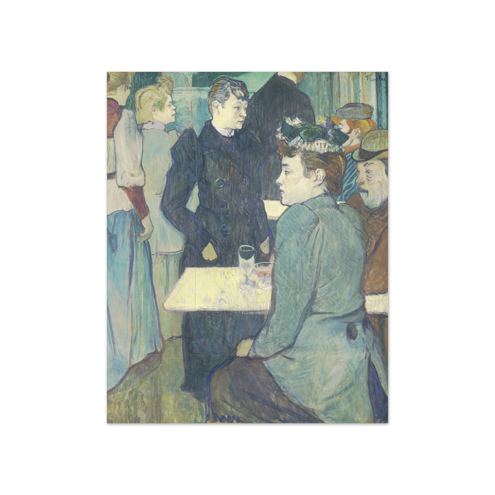Henri de Toulouse-Lautrec - A Corner of the Moulin de la Galette - Compact / Full Bleed / No Frame