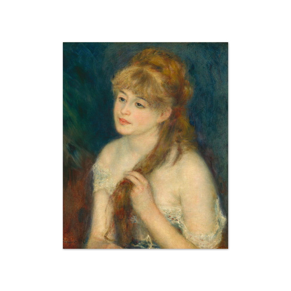 Auguste Renoir - Young Woman Braiding Her Hair - Compact / Full Bleed / No Frame
