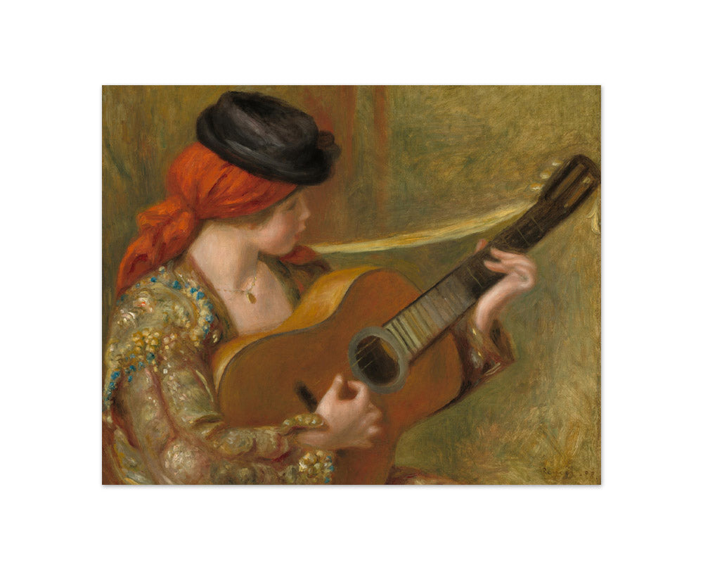 Auguste Renoir - Young Spanish Woman with a Guitar - Compact / Full Bleed / No Frame