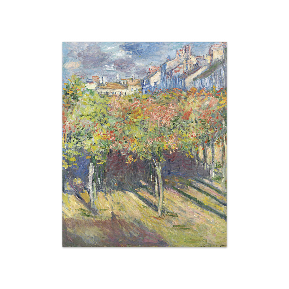 Claude Monet - The Lime Trees at Poissy - Compact / Full Bleed / No Frame