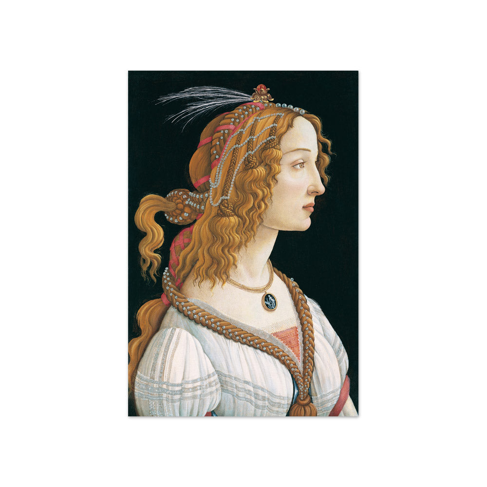 Sandro Botticelli - Idealized Portrait of a Lady - Compact / Full Bleed / No Frame