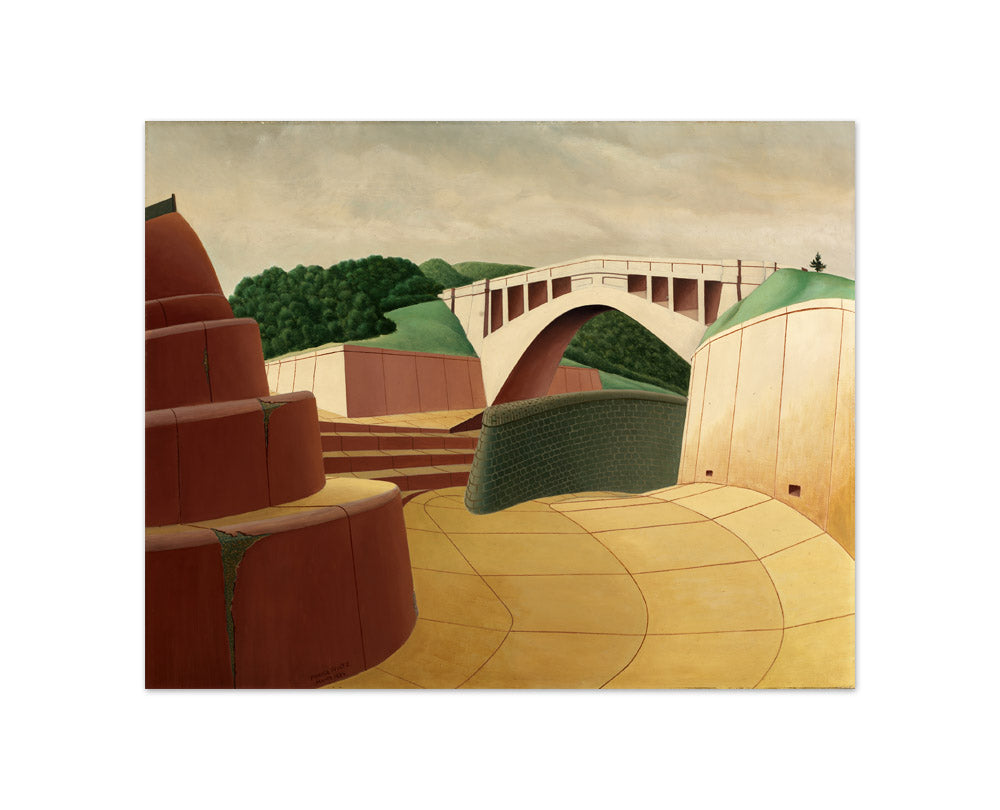 Arnold Wiltz - Spillway, Ashokan Dam - Compact / Full Bleed / No Frame