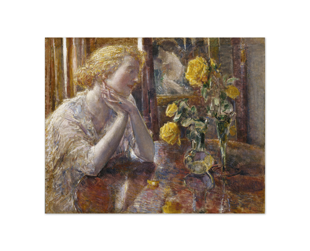 Frederick Childe Hassam - Maréchal Niel Roses - Compact / Full Bleed / No Frame