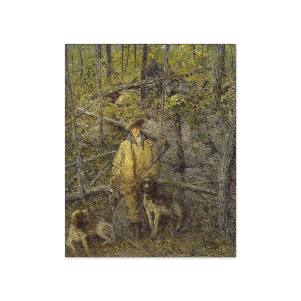 Julian Alden Weir - Hunter and Dogs - Compact / Full Bleed / No Frame