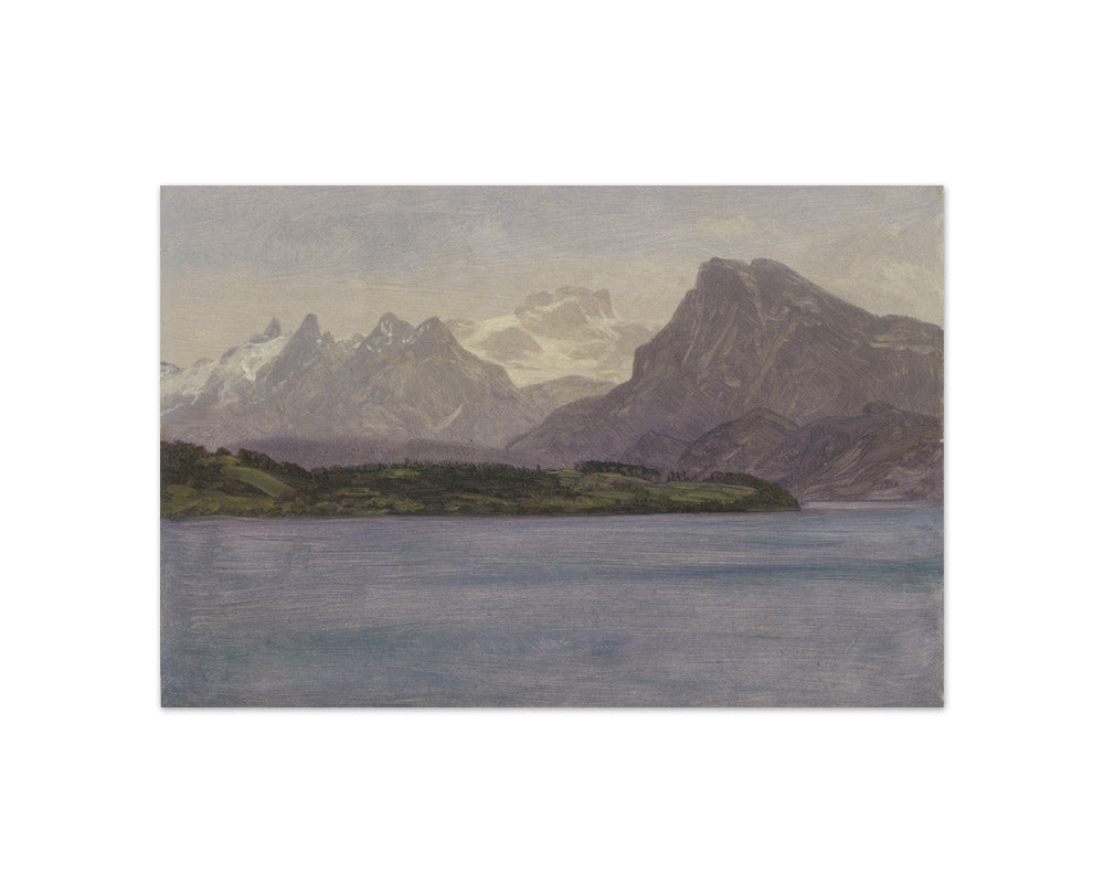 Albert Bierstadt - Alaskan Coast Range - Compact / Full Bleed / No Frame