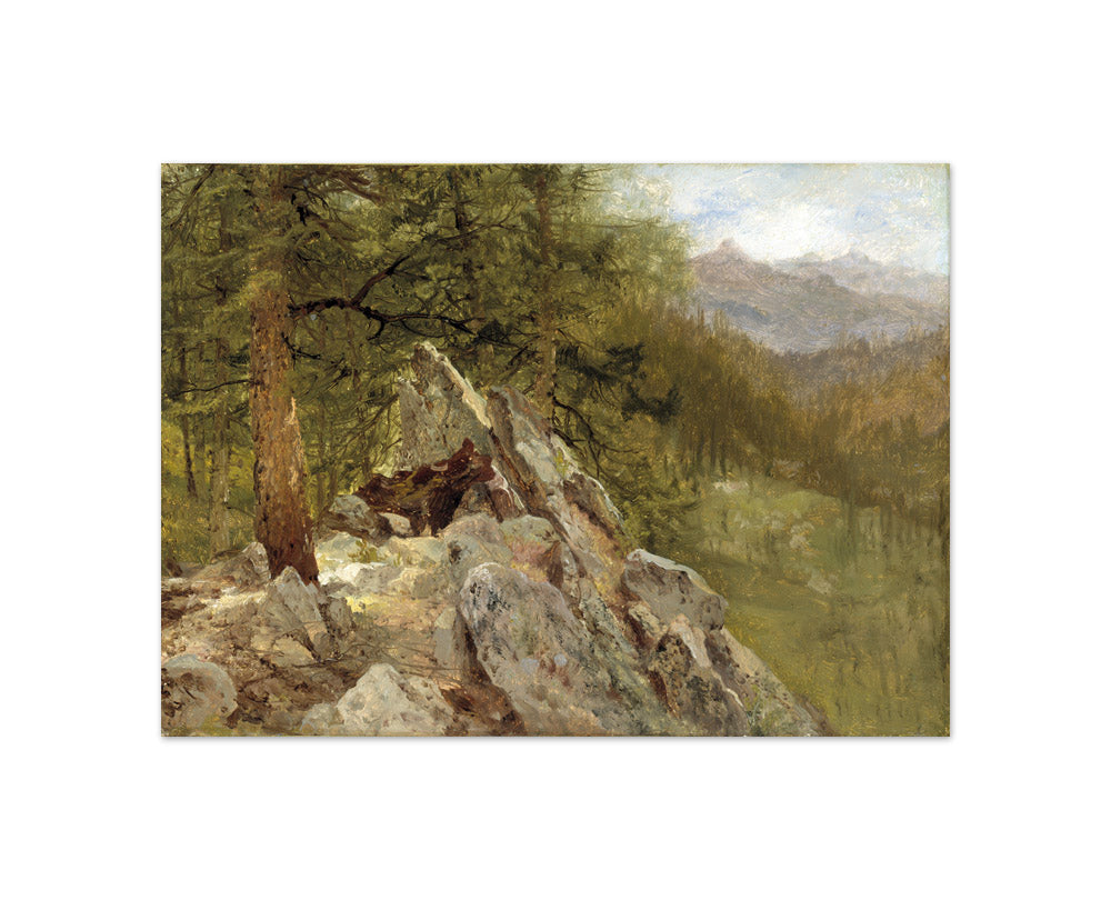 John Frederick Kensett - Western Landscape - Compact / Full Bleed / No Frame