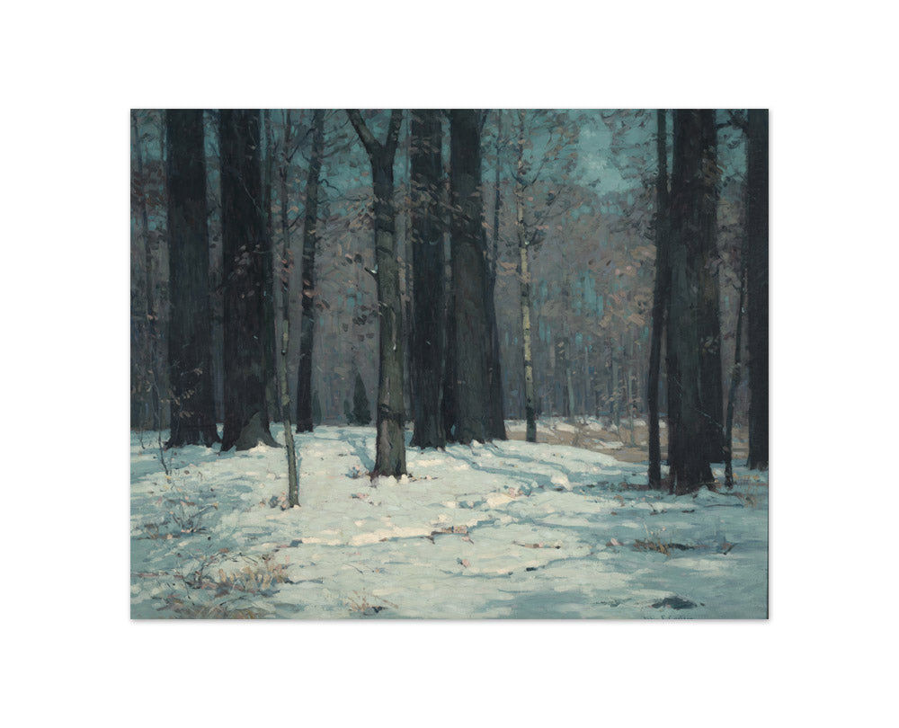 John F. Carlson - Woods in Winter - Compact / Full Bleed / No Frame
