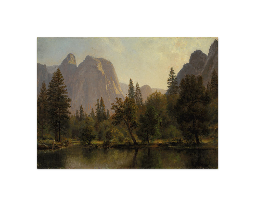 Albert Bierstadt - Cathedral Rocks, Yosemite Valley - Compact / Full Bleed / No Frame