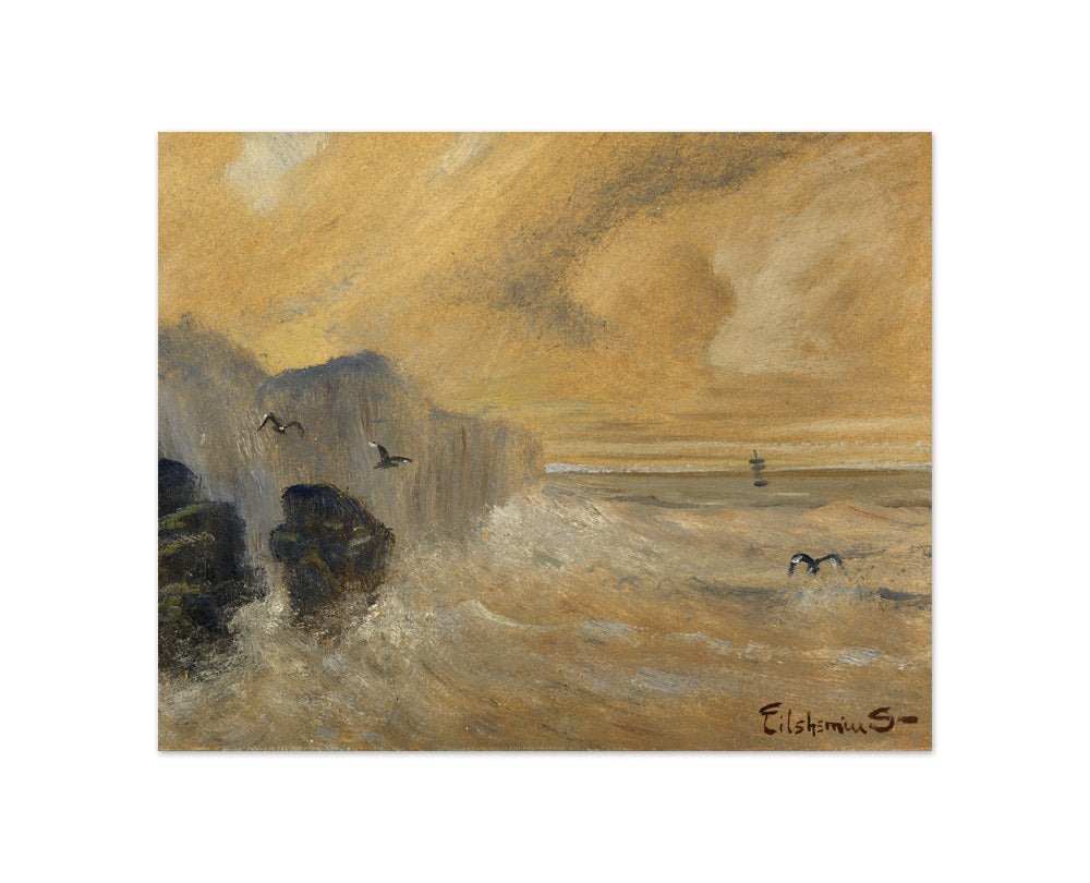 Louis Michel Eilshemius - Rocky Seashore - Compact / Full Bleed / No Frame