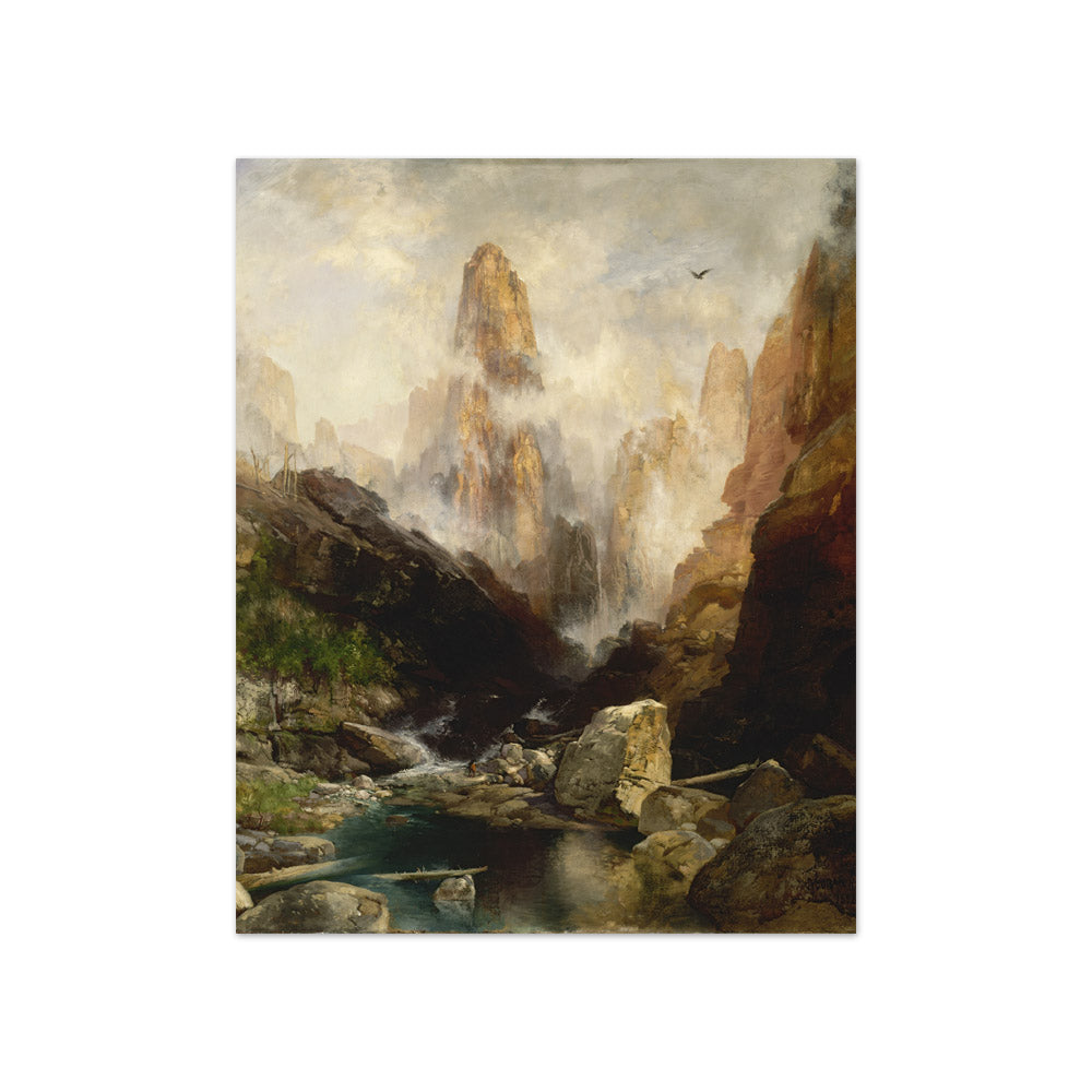 Thomas Moran - Mist in Kanab Canyon, Utah - Compact / Full Bleed / No Frame