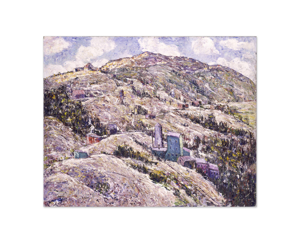 Ernest Lawson - Gold Mining, Cripple Creek - Compact / Full Bleed / No Frame