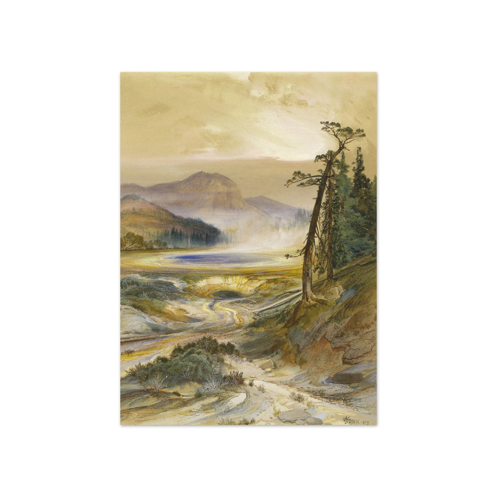 Thomas Moran - Excelsior Geyser, Yellowstone Park - Compact / Full Bleed / No Frame