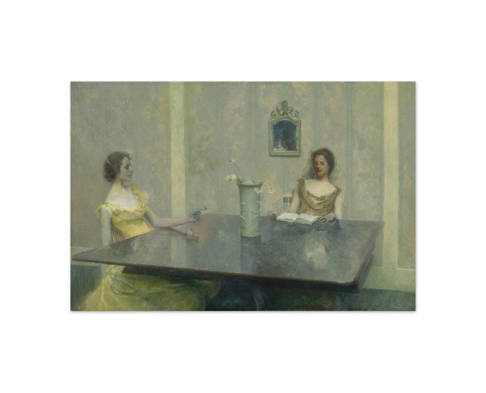 Thomas Wilmer Dewing - A Reading - Compact / Full Bleed / No Frame