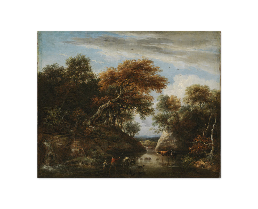 Jacob Van Ruisdael - Fording the River - Compact / Full Bleed / No Frame