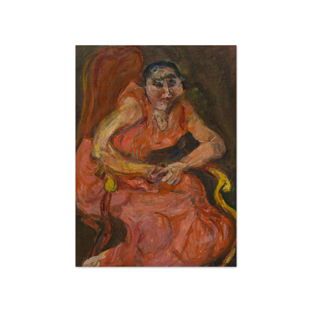 Chaïm Soutine - Woman in Pink - Compact / Full Bleed / No Frame
