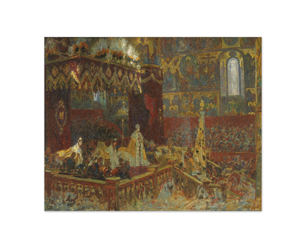 Laurits Tuxen - Coronation of Czar Nicholas II in Moscow - Compact / Full Bleed / No Frame