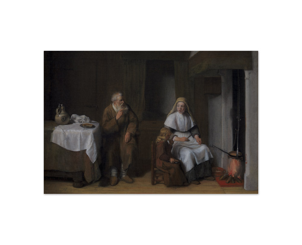 Carel Fabritius - The Prophet Elijah with the Widow in Zarephath and her Son - Compact / Full Bleed / No Frame