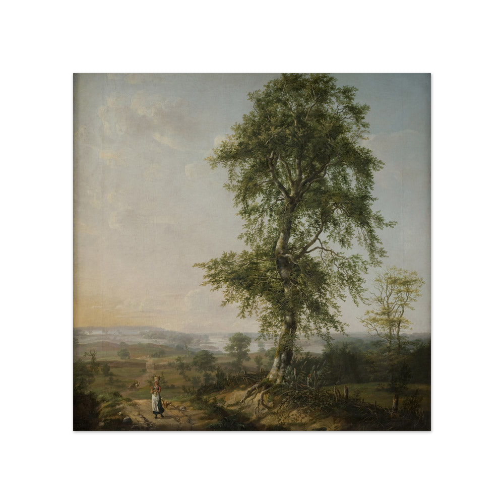 Johan Christian Claussen Dahl - Landscape with a Large Tree - Compact / Full Bleed / No Frame