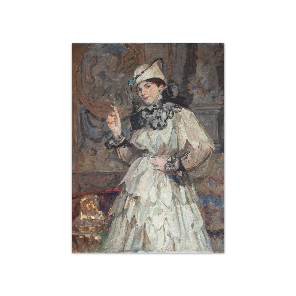 Laurits Tuxen - The Artist's Daughter in Fancy Dress - Compact / Full Bleed / No Frame