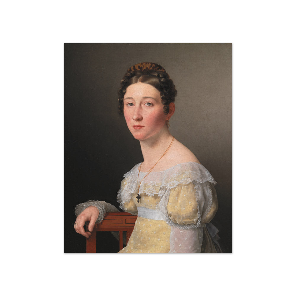 C.W. Eckersberg - Portrait of Emilie Henriette Massmann - Compact / Full Bleed / No Frame