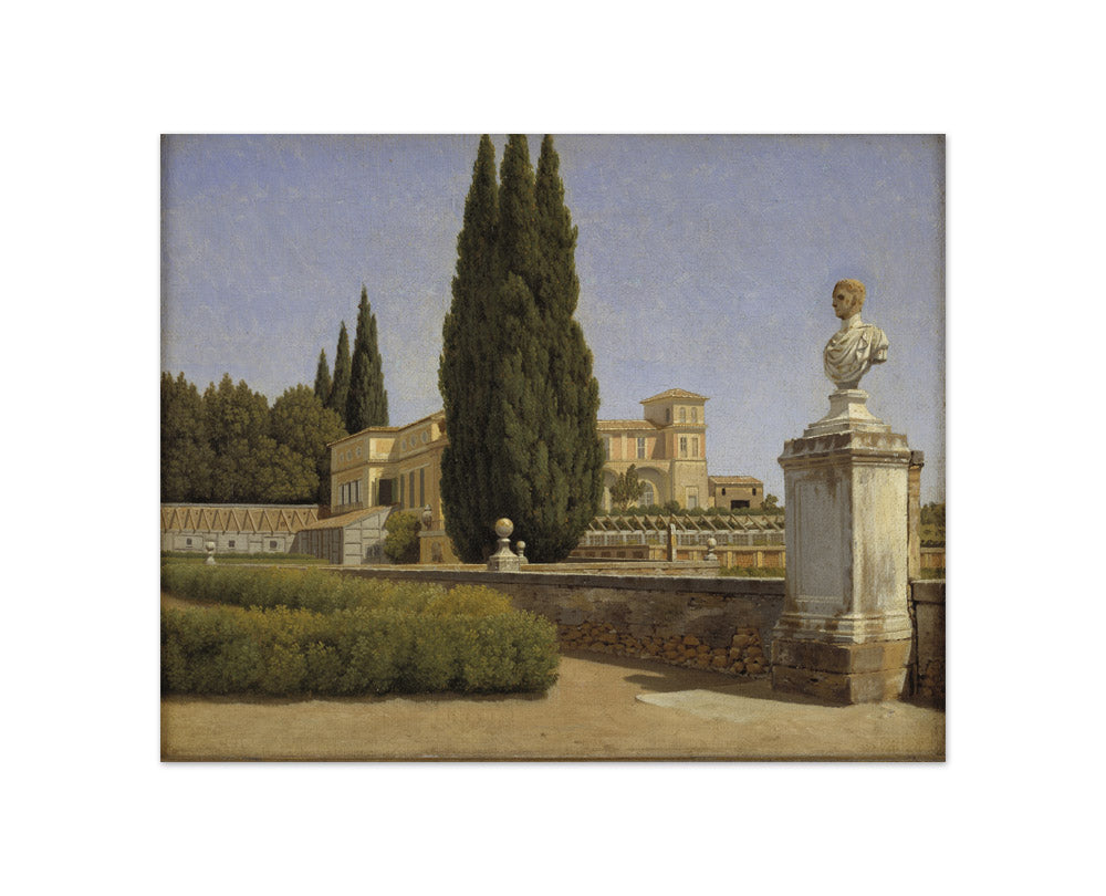 C.W. Eckersberg - View of the Gardens of the Villa Albani - Compact / Full Bleed / No Frame