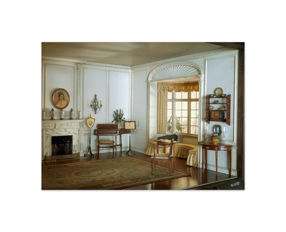 Narcissa Niblack Thorne - E-12: English Drawing Room of the Georgian Period, c. 1800 - Compact / Full Bleed / No Frame