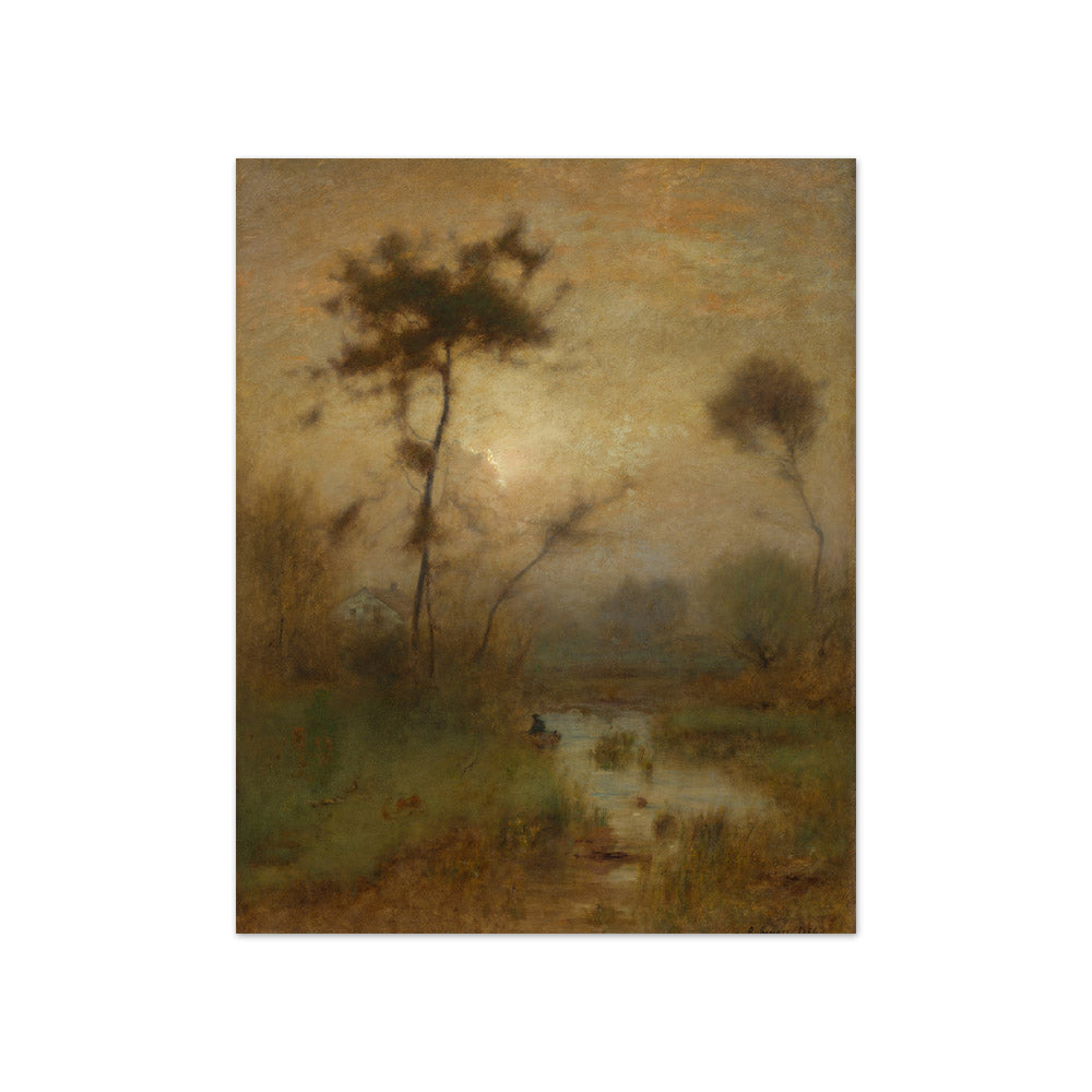 George Inness - A Silver Morning - Compact / Full Bleed / No Frame