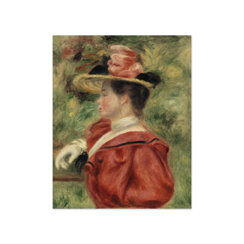 Auguste Renoir - Woman with Glove - Compact / Full Bleed / No Frame