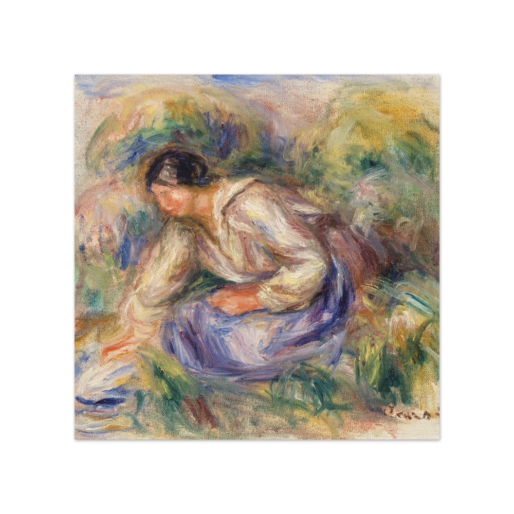 Auguste Renoir - Woman in Blue Skirt - Compact / Full Bleed / No Frame
