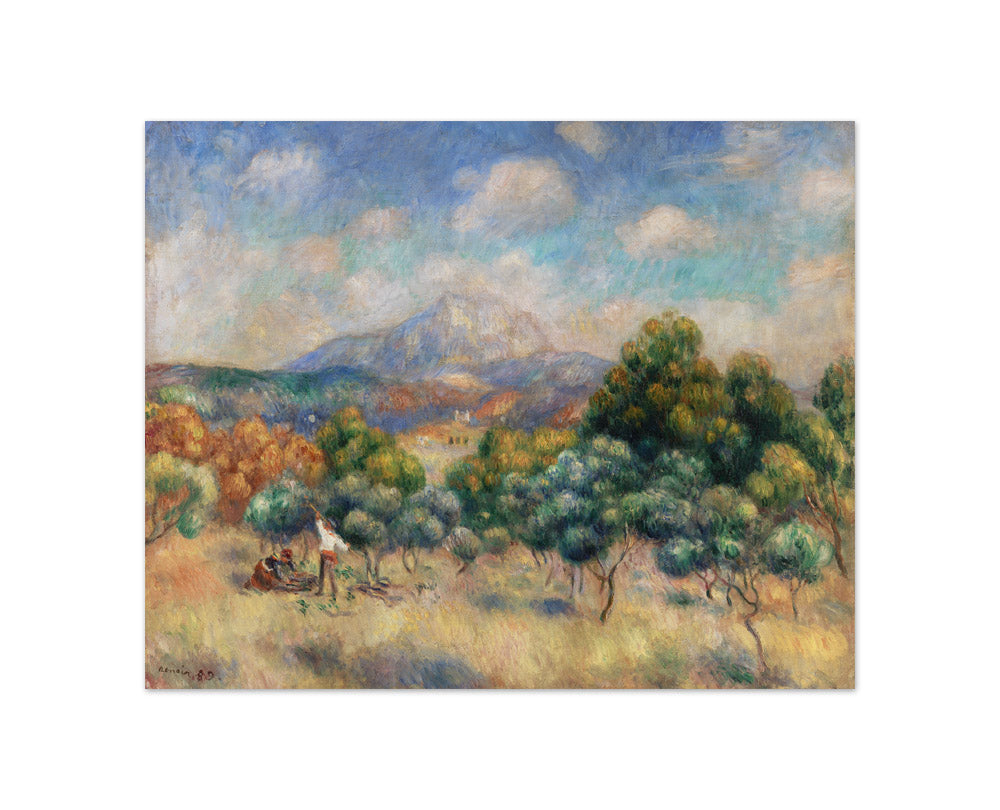 Auguste Renoir - Mount of Sainte-Victoire - Compact / Full Bleed / No Frame