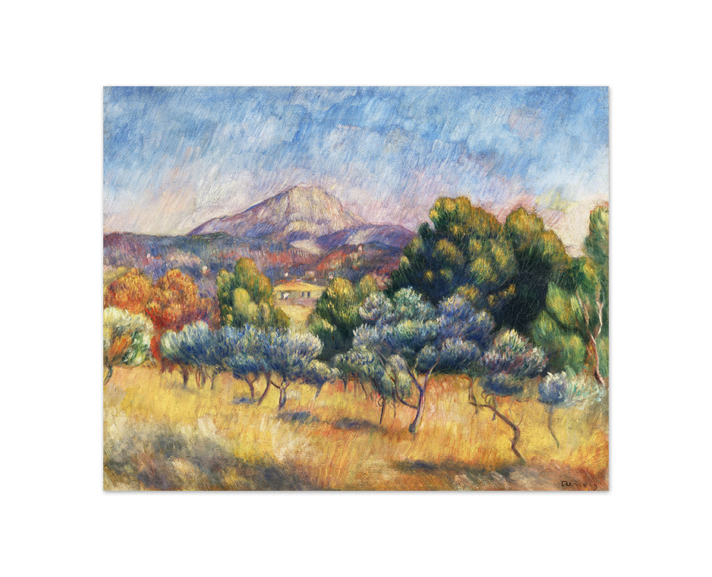 Auguste Renoir - Montagne Sainte-Victoire (Landscape) - Compact / Full Bleed / No Frame