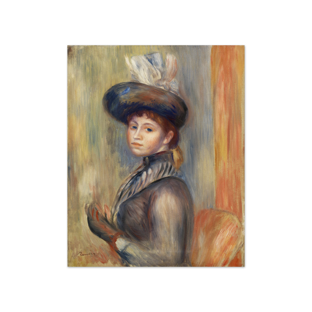 Auguste Renoir - Girl in Gray-Blue - Compact / Full Bleed / No Frame