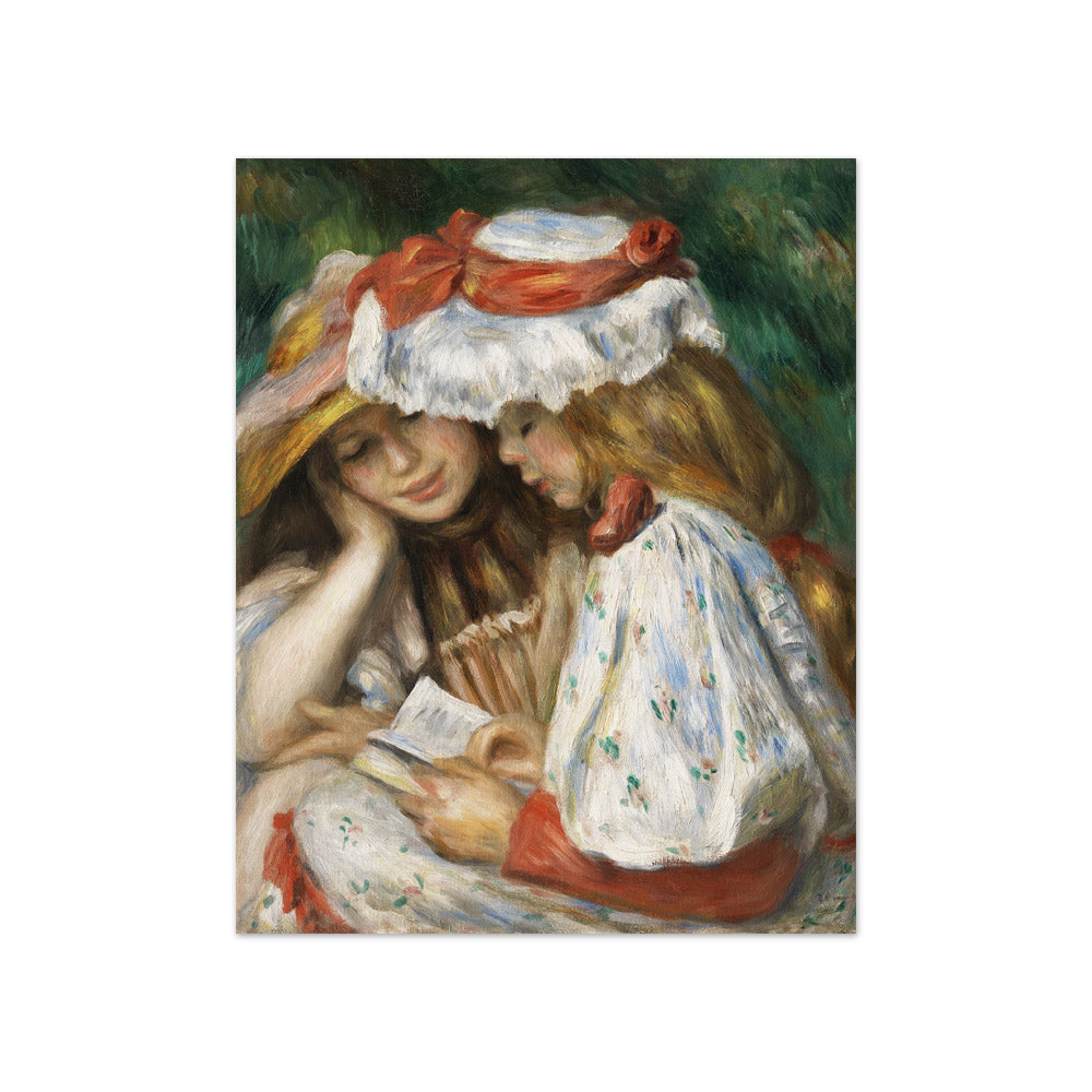 Auguste Renoir - Two Girls Reading - Compact / Full Bleed / No Frame
