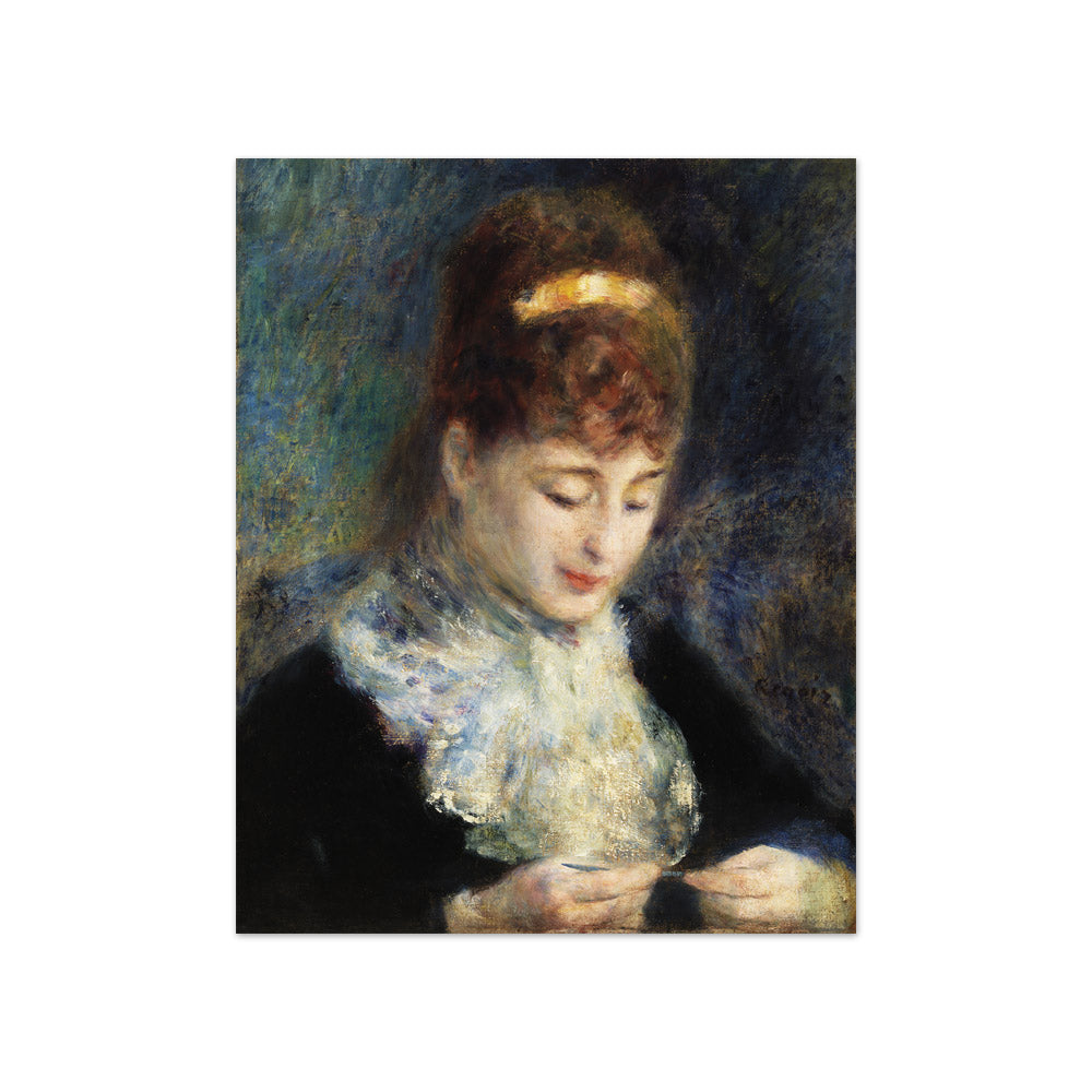 Auguste Renoir - Woman Crocheting - Compact / Full Bleed / No Frame