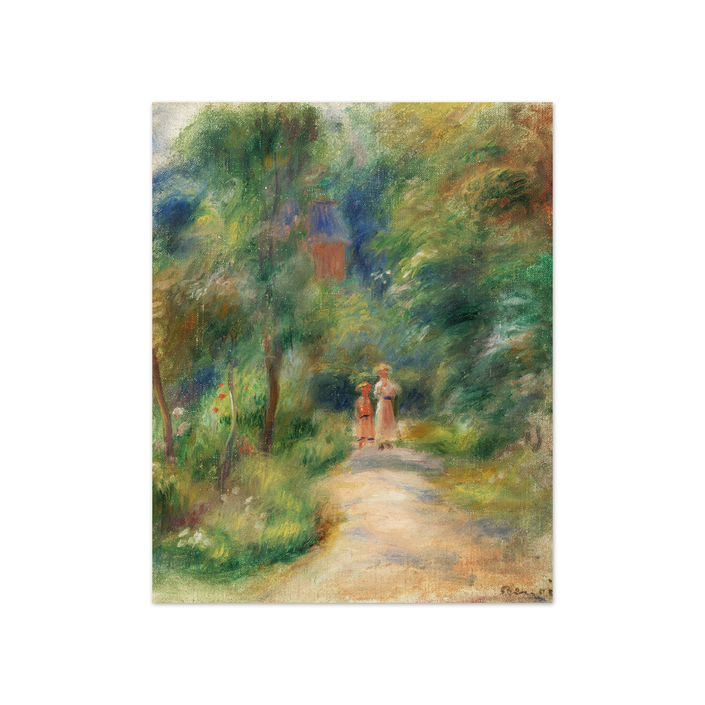 Auguste Renoir - Two Figures on a Path - Compact / Full Bleed / No Frame