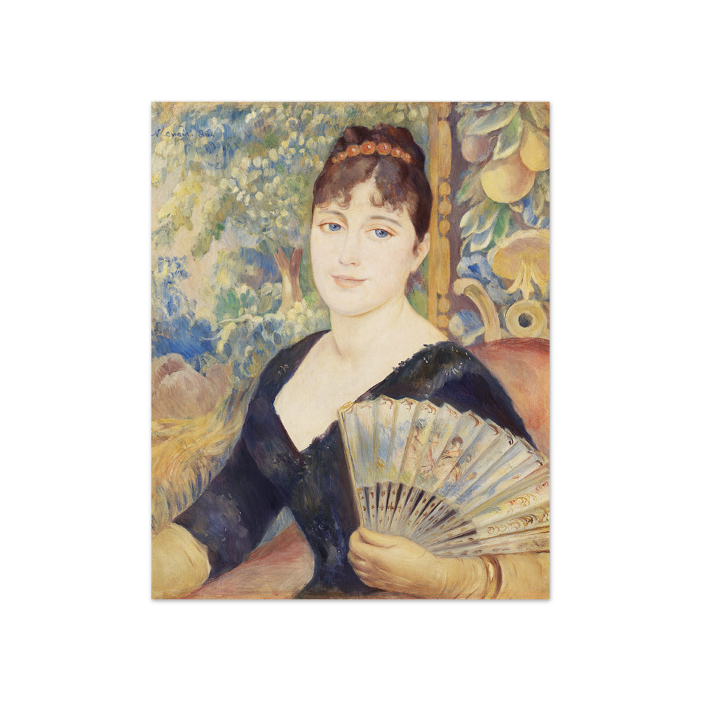 Auguste Renoir - Woman with Fan - Compact / Full Bleed / No Frame