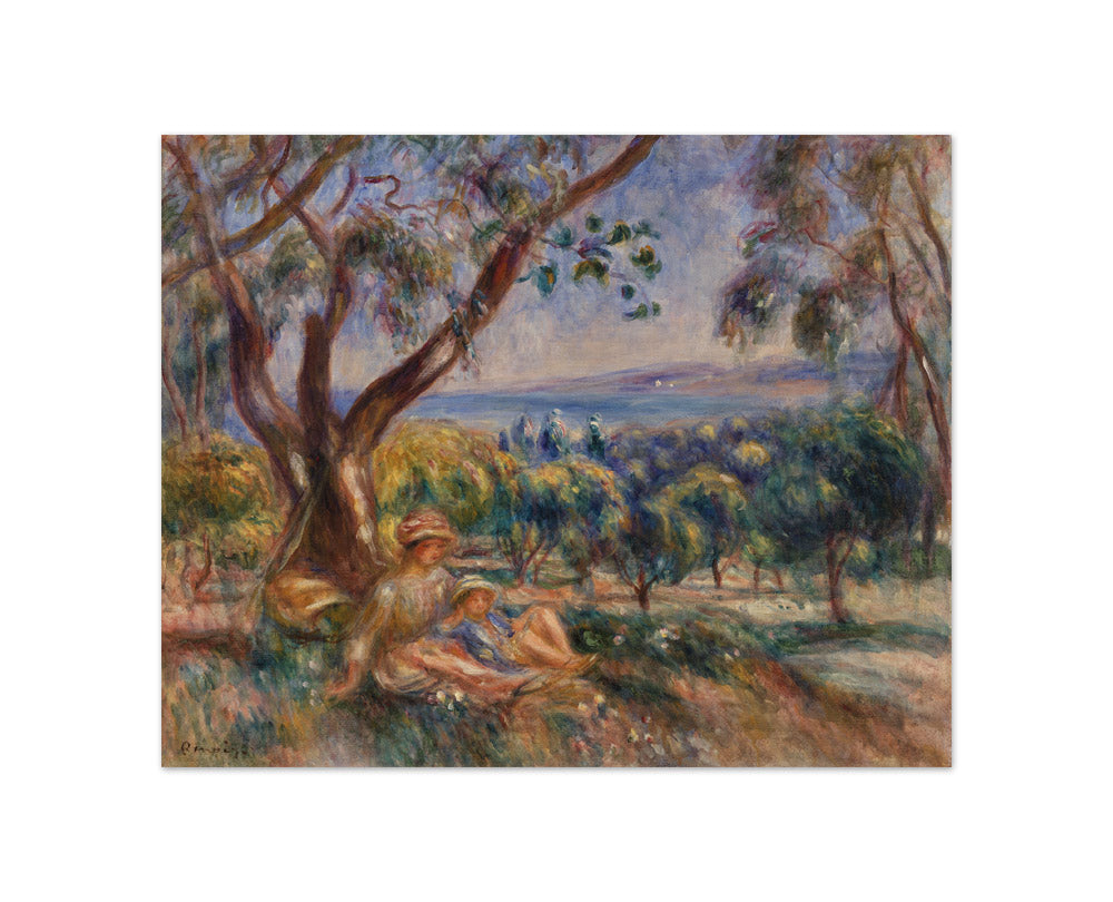 Auguste Renoir - Landscape with Figures, near Cagnes - Compact / Full Bleed / No Frame