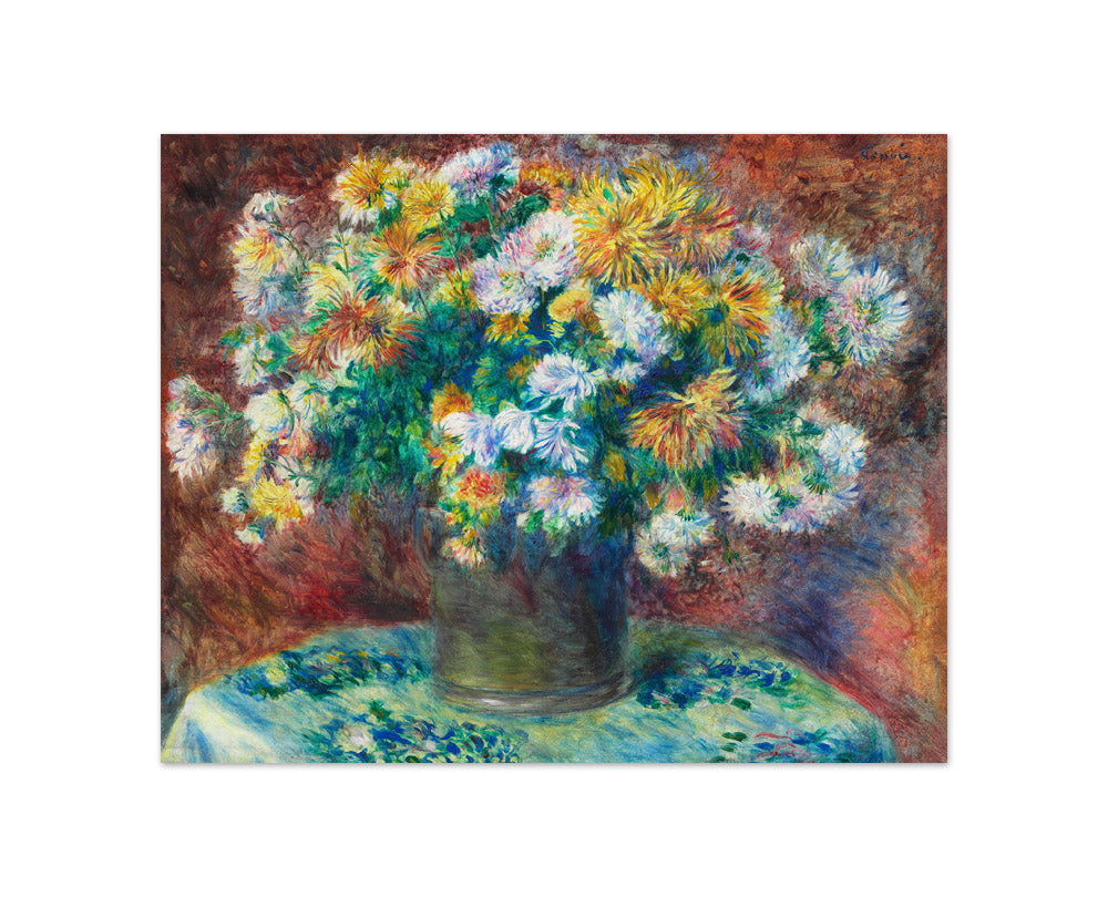 Auguste Renoir - Chrysanthemums - Compact / Full Bleed / No Frame
