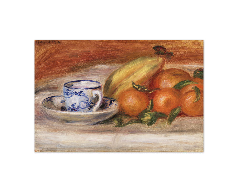 Auguste Renoir - Oranges, Bananas, and Teacup - Compact / Full Bleed / No Frame
