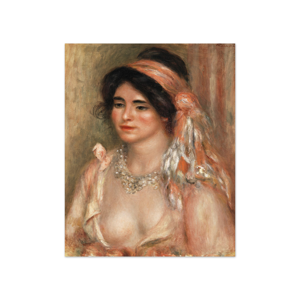 Auguste Renoir - Woman with Black Hair - Compact / Full Bleed / No Frame