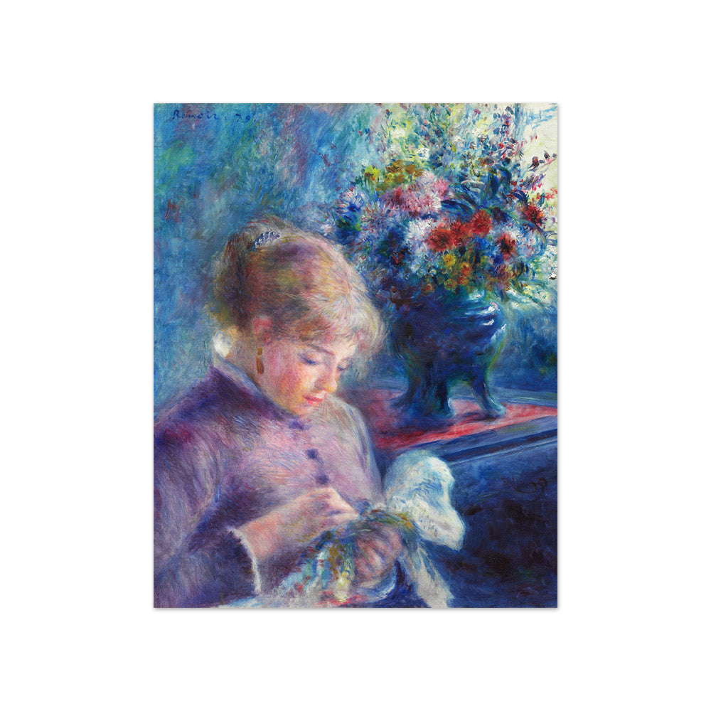 Auguste Renoir - Young Woman Sewing - Compact / Full Bleed / No Frame
