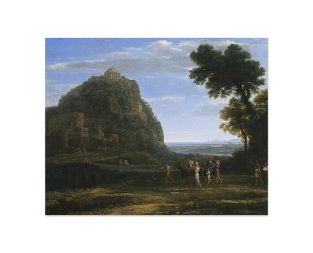 Claude Lorrain - View of Delphi with a Procession - Compact / Full Bleed / No Frame