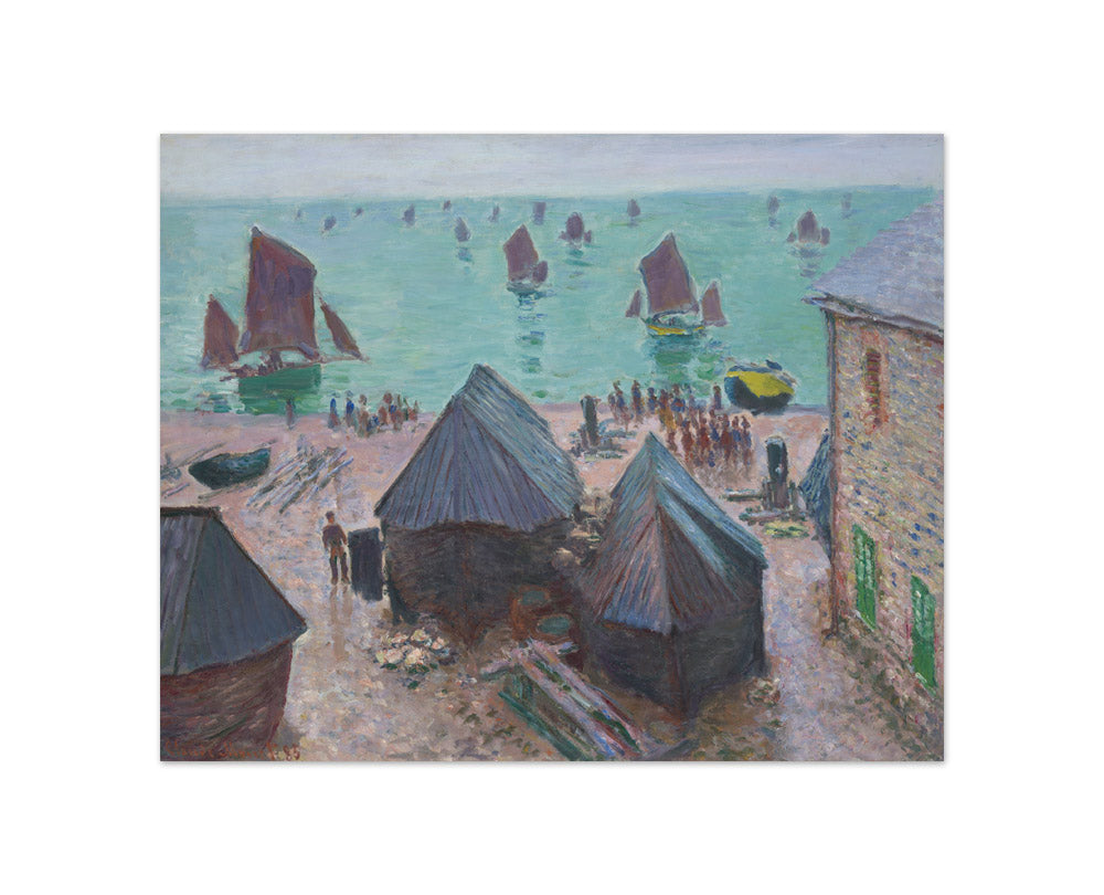 Claude Monet - The Departure of the Boats, Étretat - Compact / Full Bleed / No Frame